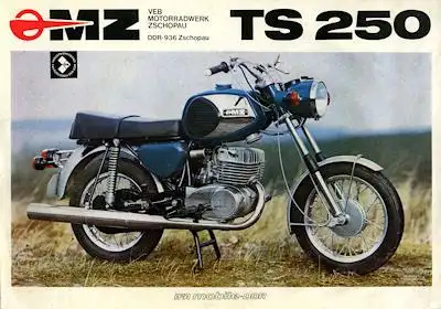 MZ TS 250 Prospekt 1974 f