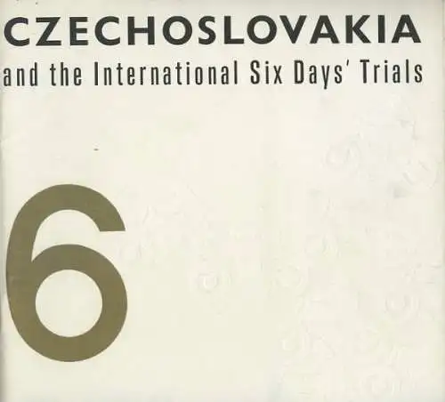 Czechoslovakia and the Int. Six Days Trials 1972