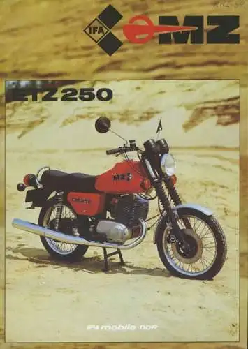 MZ ETZ 250 Prospekt 1986