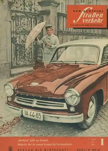 Der deutsche Straßenverkehr 1956 Heft 1