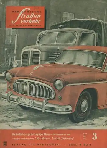 Der deutsche Straßenverkehr 1956 Heft 3