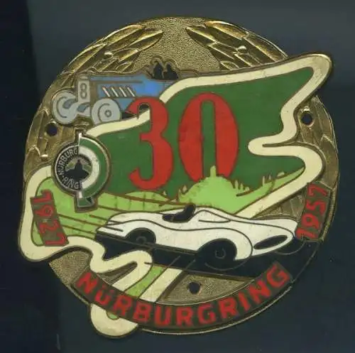 Plakette 30 Jahre Nürburgring 1927-1957