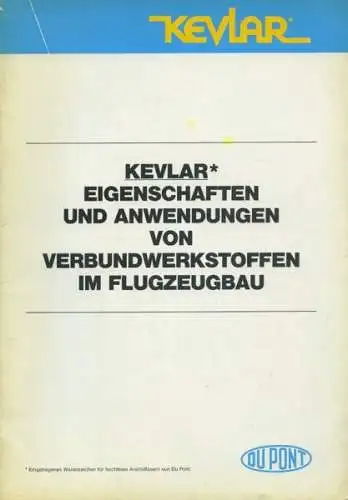 Du Pont Kevlar 49 Broschüre 1985