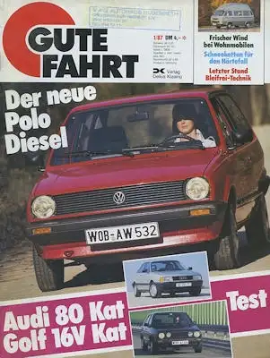 VW Gute Fahrt 1987 Heft 5 6 12