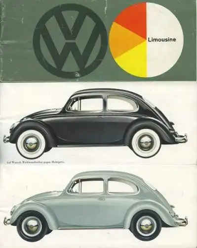 VW Käfer Farben ca. 1962