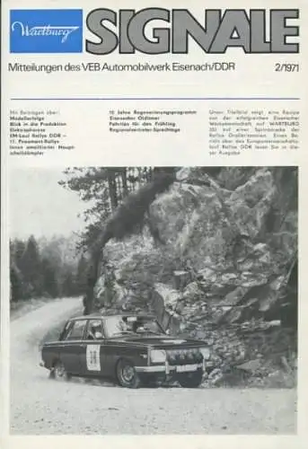 Wartburg Signale 2/1971