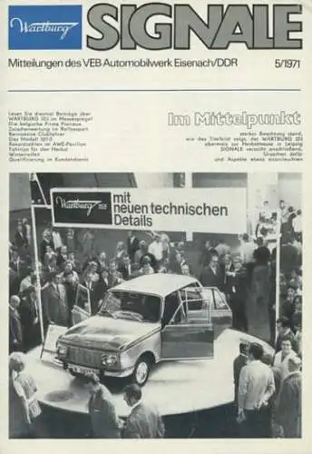 Wartburg Signale 5/1971