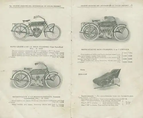 Peugeot Programm 1914