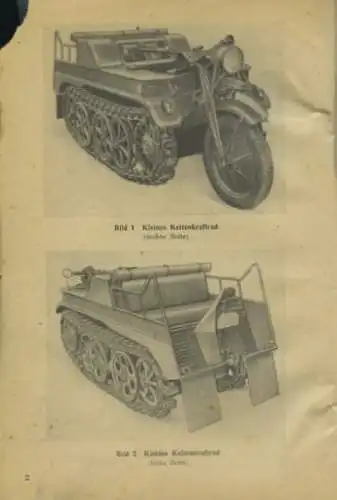 Kleines Kettenkraftrad HK 101 (Sd. Kfz. 2) Ersatzteilliste 6.1943