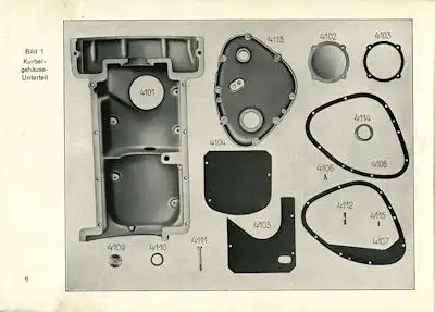 Wanderer W 10 6/30 und 8/40 PS Ersatzteilliste 1928