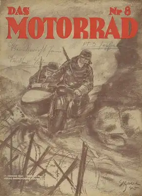 Das Motorrad 1940 Heft 8