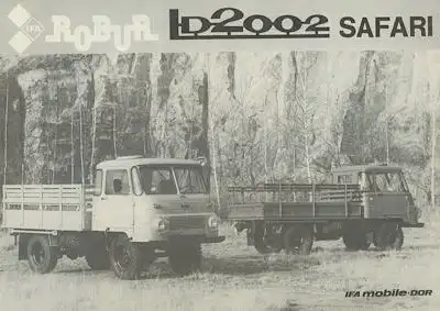 Robur LD 2002 Safari Prospekt 1983