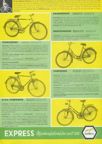 Express Fahrrad Programm 3.1965