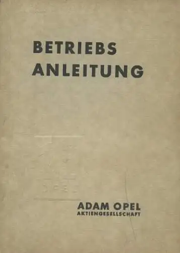 Opel 1,2 Ltr. Bedienungsanleitung 5.1934