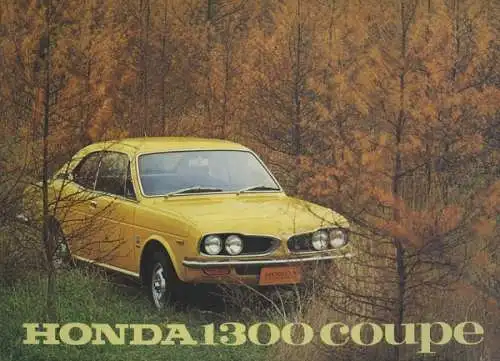 Honda 1300 Coupé Prospekt ca. 1971