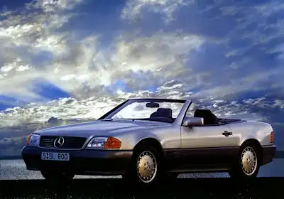 Mercedes-Benz Der neue SL Prospekt 2.1989