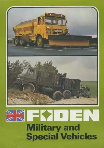 Foden Military and Special Vehicles Prospekt 1990er Jahre