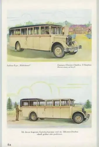 Henschel Omnibusse Prospekt 10.1930