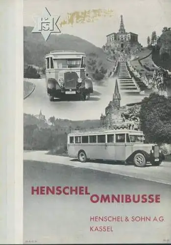 Henschel Omnibusse Prospekt 10.1930