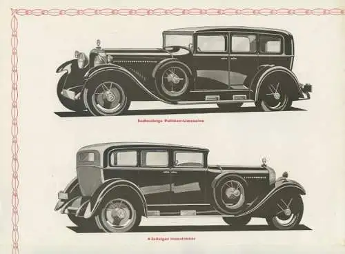 Mercedes-Benz Typ Nürburg Prospekt 9.1928