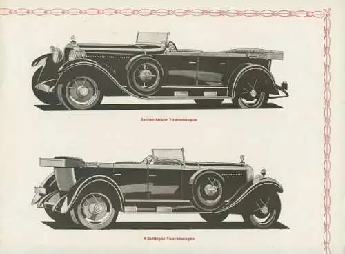 Mercedes-Benz Typ Nürburg Prospekt 9.1928