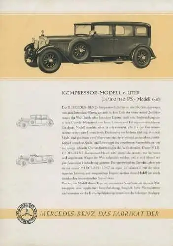 Mercedes-Benz Programm 9.1928