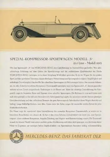 Mercedes-Benz Programm 9.1928