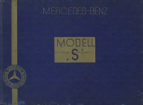 Mercedes-Benz Modell S Prospekt 4.1928