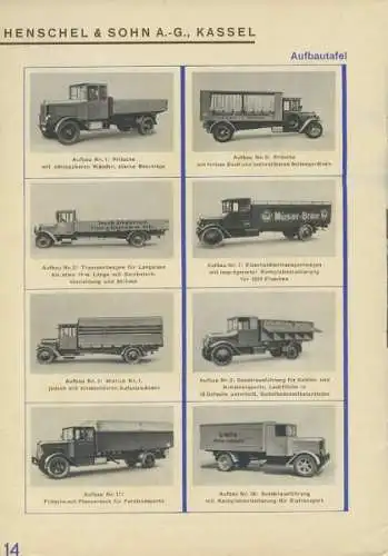 Henschel Lkw Programm 10.1929