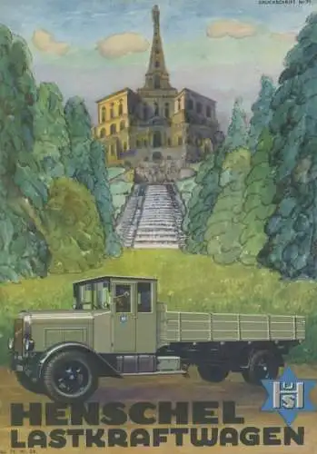 Henschel Lkw Programm 10.1929