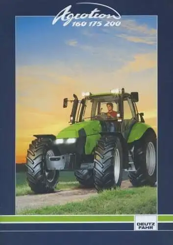 Deutz-Fahr Agrotron 160 175 200 Prospekt 1998