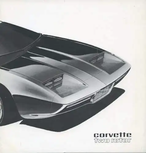 Chevrolet Corvette two rotor Prospekt 9.1973