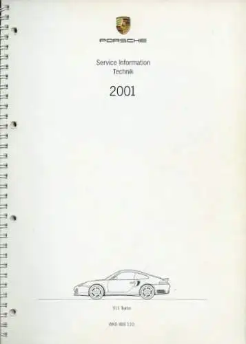 Porsche 911 Turbo Service Information Technik 2001