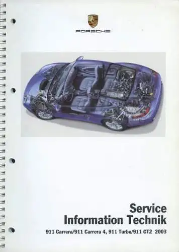 Porsche 911 Service Information Technik 2003