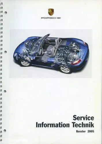 Porsche Boxster Service Information Technik 9.2004