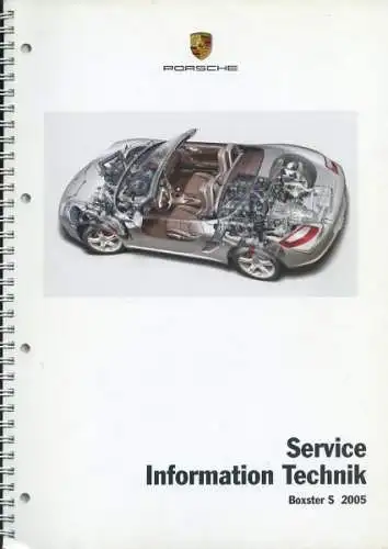 Porsche Boxster S Service Information Technik 9.2004