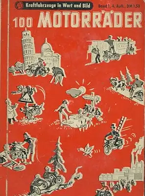 Motorkatalog 100 Motorräder Band 1 1954