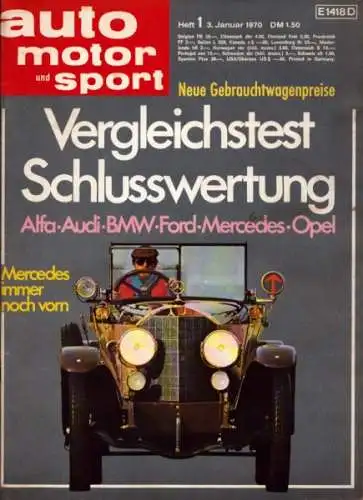 Auto, Motor & Sport 1970 Heft 1