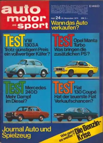 Auto, Motor & Sport 1973 Heft 24