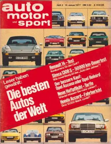 Auto, Motor & Sport 1977 Heft 2