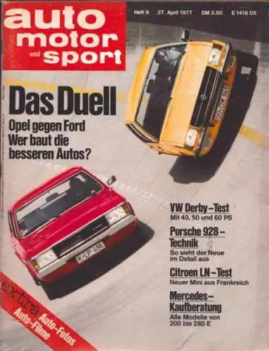 Auto, Motor & Sport 1977 Heft 9