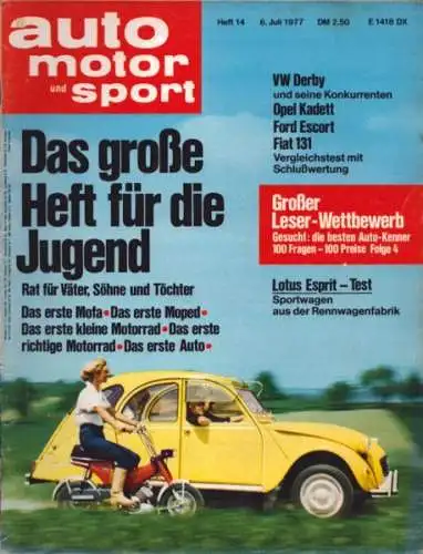 Auto, Motor & Sport 1977 Heft 14