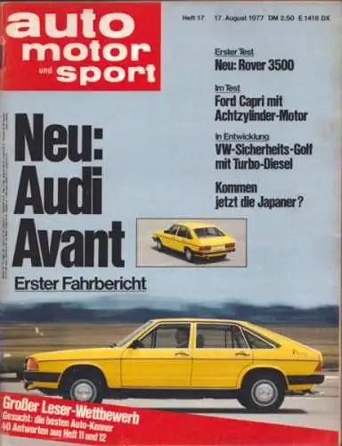 Auto, Motor & Sport 1977 Heft 17