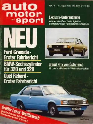 Auto, Motor & Sport 1977 Heft 18