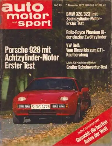 Auto, Motor & Sport 1977 Heft 25