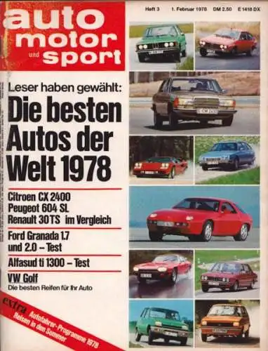 Auto, Motor & Sport 1978 Heft 3