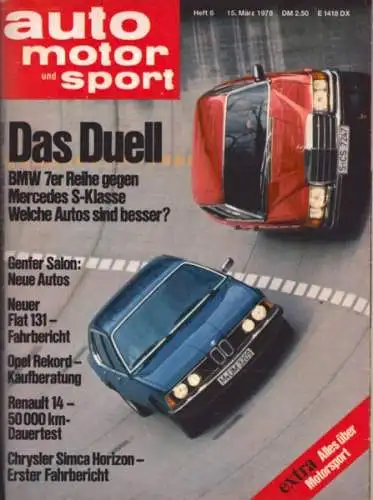 Auto, Motor & Sport 1978 Heft 6