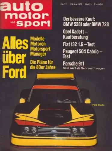 Auto, Motor & Sport 1978 Heft 11