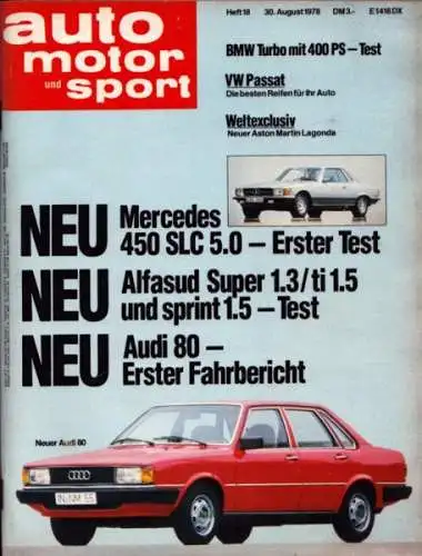 Auto, Motor & Sport 1978 Heft 18