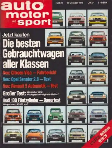 Auto, Motor & Sport 1978 Heft 21